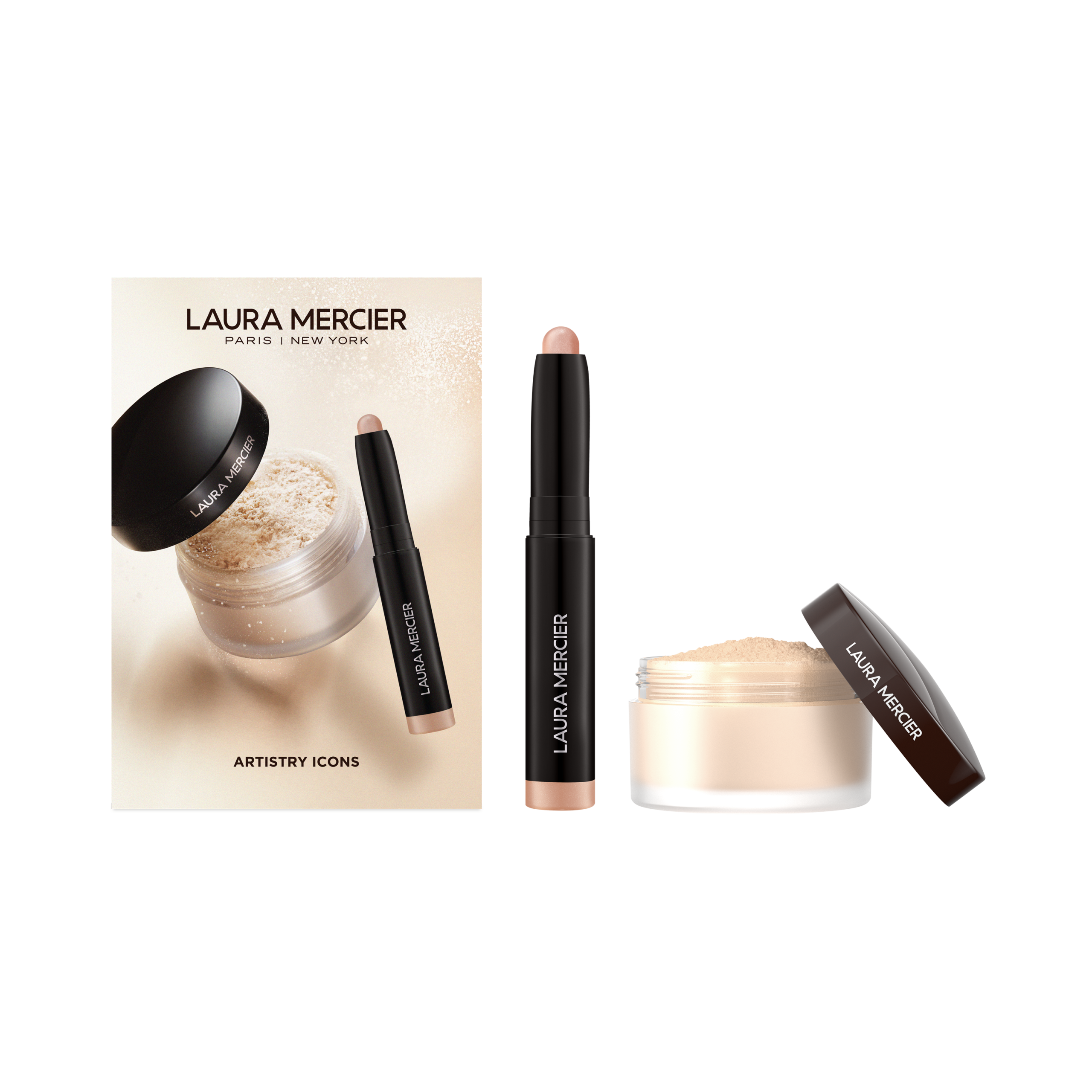 Artistry Icons Translucent Loose Setting Powder and Caviar Stick Eye Shadow Set