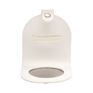 Cream Compact Mirror